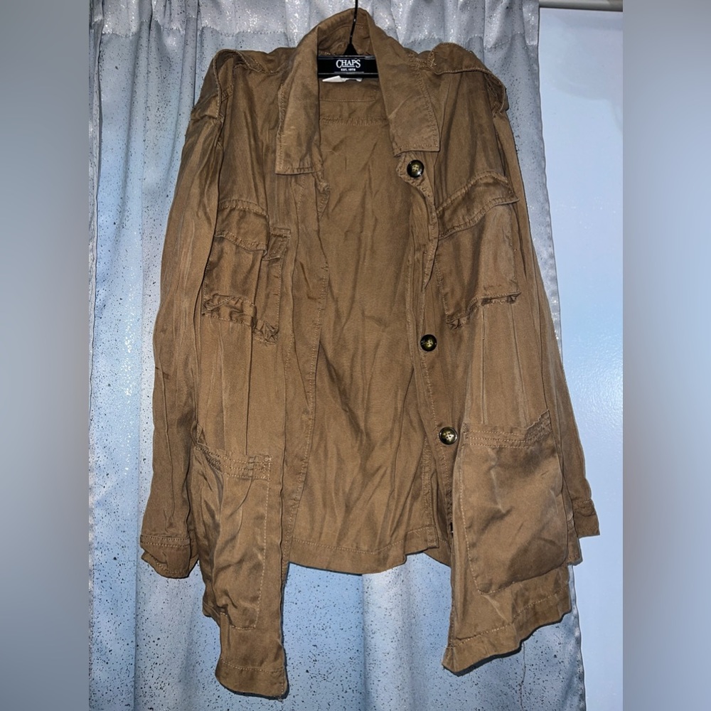 Khaki Buttoned jacket